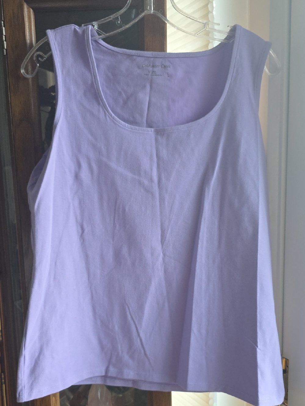 Coldwater Creek Lavender Scoop Neck Tank Top